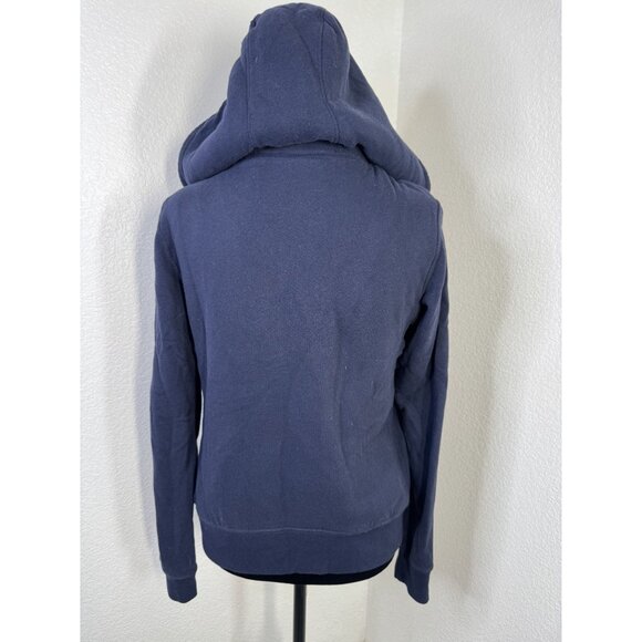 Abercrombie & Fitch‎ Womens Small Navy Sherpa-Lined Hoodie - Picture 5 of 6